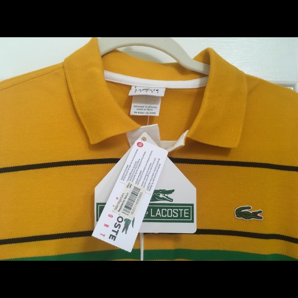 Men’s Lacoste short-sleeved polo shirt